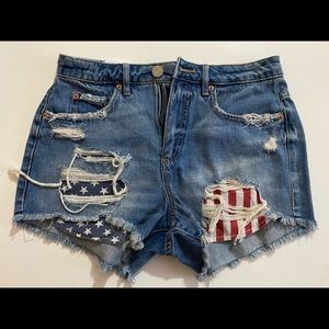 High waisted shorts